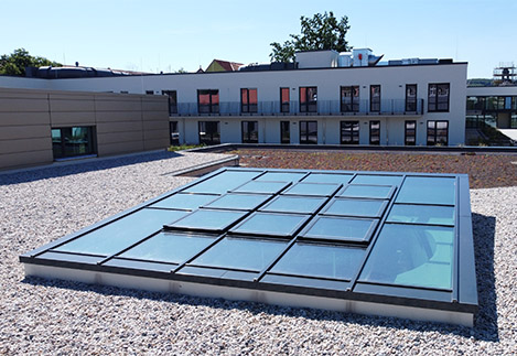 Fassade als Dachkonstruktion
